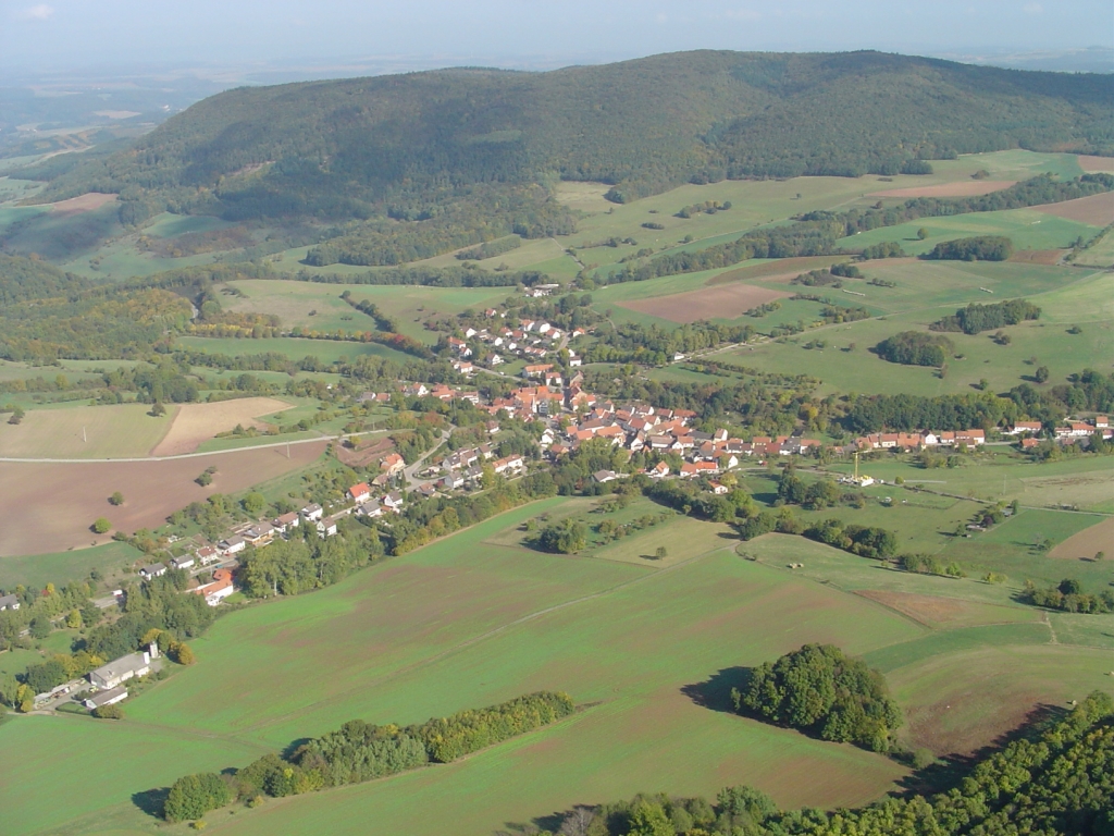 Luftbild von Eßweiler 2003 